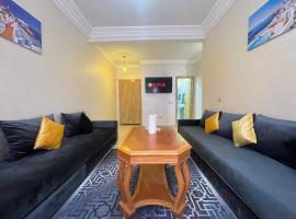 Modern 2 Bedroom Apartment Free Parking Near Gueliz Attractions, Hotel in Marrakesch