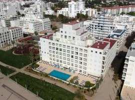 Quarteira First Line Front Beach Pool Flat View