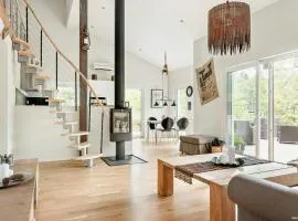Modern Stone House With Hot Tub In Åsljunga Forest