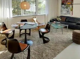 Retro House Near Rebild Hills With Creative Space