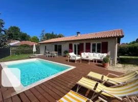 Angresse proche Hossegor villa Gaztainoak piscine wifi 6 personnes