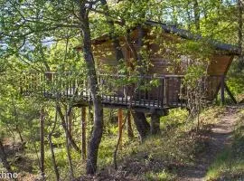 Cabane de la Bannette - Magnifique cabane dans les arbres, vue panoramique