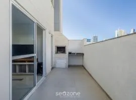 Apt c/ Churrasq. a 600m da Praia GEN0102