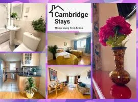 CB Stays - 2 Bedroom & 2 Toilet Flat - Near Mills Road and Train Station with Parking