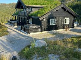 Family Cabin By Ski Trails In Telemark、Lifjellのホテル