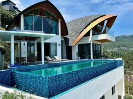Golden Coconut 4 Bed 6 Bath Luxury Sea View Villa in Chaweng Beach, Koh Samui