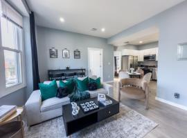 Stylish Secret, 1 FREE Parking, Sleeps 8, Walk to train and Red Bull Arena, 20 Percent OFF, hotel v destinaci Harrison