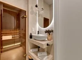 Family & Business Sauna Apartments Baltic Horizon No 1 PREMIUM SPA - 3 Bedroom with Private Sauna, Jacuzzi, Rooftop Gym & Panoramic Terrace, Balcony, Underground Garage