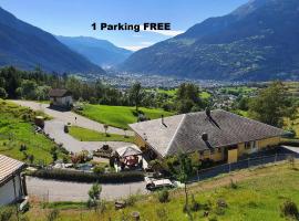 Panoramaplatz, hotel en Ried-Brig