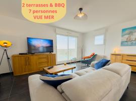 L'horizon Bleu, Grande Maison spatieuse vue mer, Intendance Luxury Host, hotel in Cherbourg en Cotentin