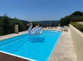 Villa avec piscine chauffée Nice collines