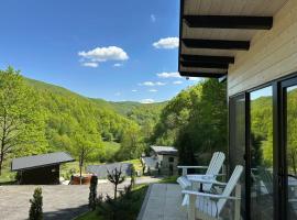 Cabanele din Valea Ursului, complejo de caba&ntilde;as en B&icirc;rsana