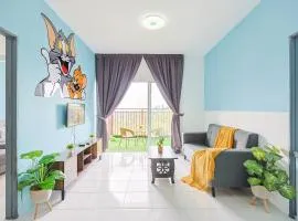 Tom & Jerry Family Haven with Private Kids Playground Unit Clover Home 3-16
