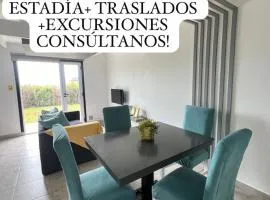Casa YASA con parque privado y parrilla