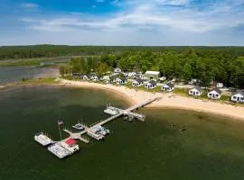 Sandy Beach and Sunset Views Cedarville Cabin 3!