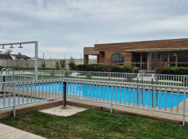 Departamento a pasos del Mall Plaza Maule de 3Dor Condominio Vista San Miguel, hotel v destinaci Talca