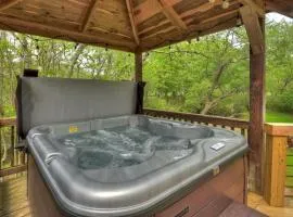 Bear Naked Hideaway - Relax in the hot tub with sounds from the nearby creek