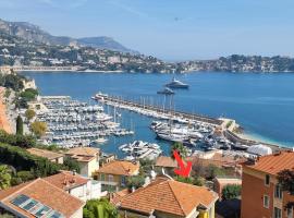 Villa Mi Rancho Vue mer - Wifi, Parking, Jardin, hotel en Villefranche-sur-Mer