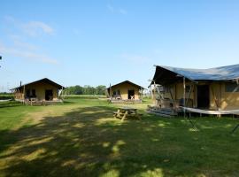 Glamping Franse Peer, camping de luxo em Hasselt