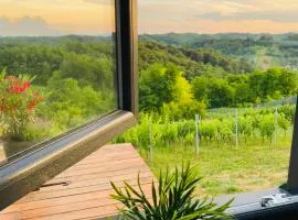 Relaxing Tiny House with a beautiful view over the hills in Zagorje