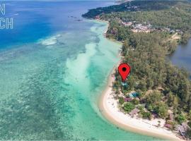 Zen Beach Oasis - Balinese Beachfront House with Stunning Sea View, hotel en Ko Pha Ngan