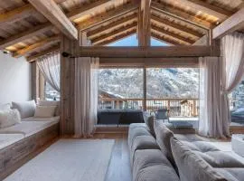 Chalet neuf avec piscine chauffée, espace détente, sauna, bain nordique et salle de cinéma - FR-1-570-57