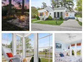 Cottage w Private Creek, Sunroom, Fire Pit, & WiFi