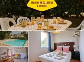 Maison de vacances avec piscine, à 2 pas de l'océan Atlantique