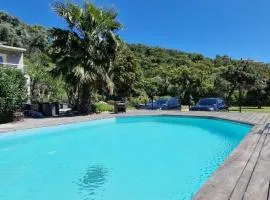 PRAMOUSQUIER VILLA LOFT DE CHARME 2 PISCINES interieure et exterieure