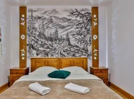 Siedlisko u Magdy Zakopane z widokiem na Tatry