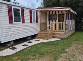 Mobil home 3 chambres tout équipé avec accueil humain, campismo de luxo em Pont-Aven
