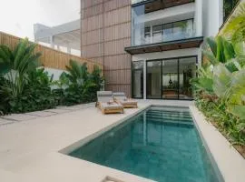 Modern 3BR Private Pool Villa 5-min Beach