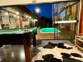 Casa Rústica com piscina