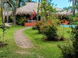 Maison Typique caribeenne avec piscine, jardin tropical au calme