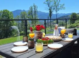 Domki Widokowe Wooden Luxury Chalet with Private Jacuzzi