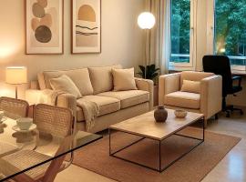 Scandi Design 1BD Apartment - Workspace Parking, apartmán v destinaci Ferme Thibesart