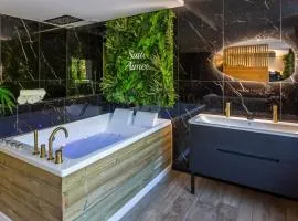 La Suite Aimée - Espace relaxant avec balnéo