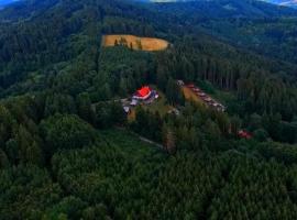 Chatový areál Královec, kemp ve Valašských Kloboukách