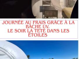 La Bubble, Zelt-Lodge in La Salvetat-Peyralès