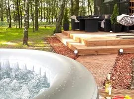 DOM LAS BUS twój leśny azyl z prywatnym jacuzzi