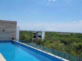 Amour Tulum Luxury Condo Aldea Zama, acomoda&ccedil;&atilde;o em condom&iacute;nio em Tulum