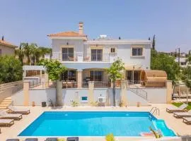 Luxury Seaview Limassol Villa Pool Jacuzzi Sauna