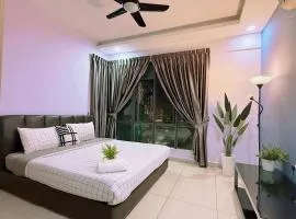 Stylish Luxury Two Bedrooms Condo 1-6pax at D Secret Garden - Johor Bahru-Mid Valley-Paradigm Mall-Dato Onn-Setia Tropika-Kempas-UTM