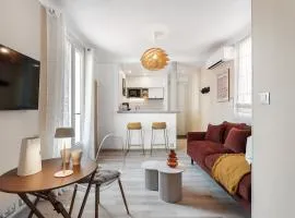 Nice Renting - 35b MASSENA - Chic Cosy Calm Balcony Massena Pedestrian Heart