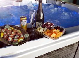 Maison d&eacute;tente avec jacuzzi spa massant, h&ocirc;tel avec bain &agrave; remous &agrave; Nogent-sur-Vernisson