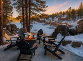 Luxe Lakefront with Hot Tub, Fire Pit, Game Room, Boat Dock