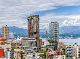 Great Ocean Mountain & City views with one free parking, apartmán v rezidenci v destinaci Vancouver