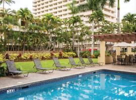 Wyndham Royal Garden at Waikiki Studio Apartment with Resort Access: Honolulu'da bir otel