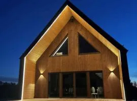 Modern design in quiet nature