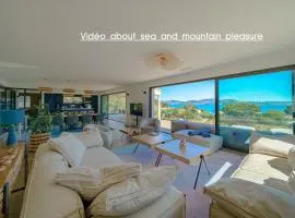 Villa de la Madrague Vue Mer à 200m de la Plage sur La Presqu' île de Giens Sea and Mountain Pleasure